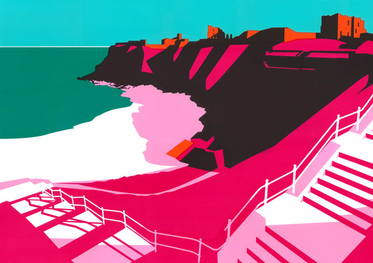 TYNEMOUTH PRIORY & CASTLE FROM KING EDWARD’S BAY